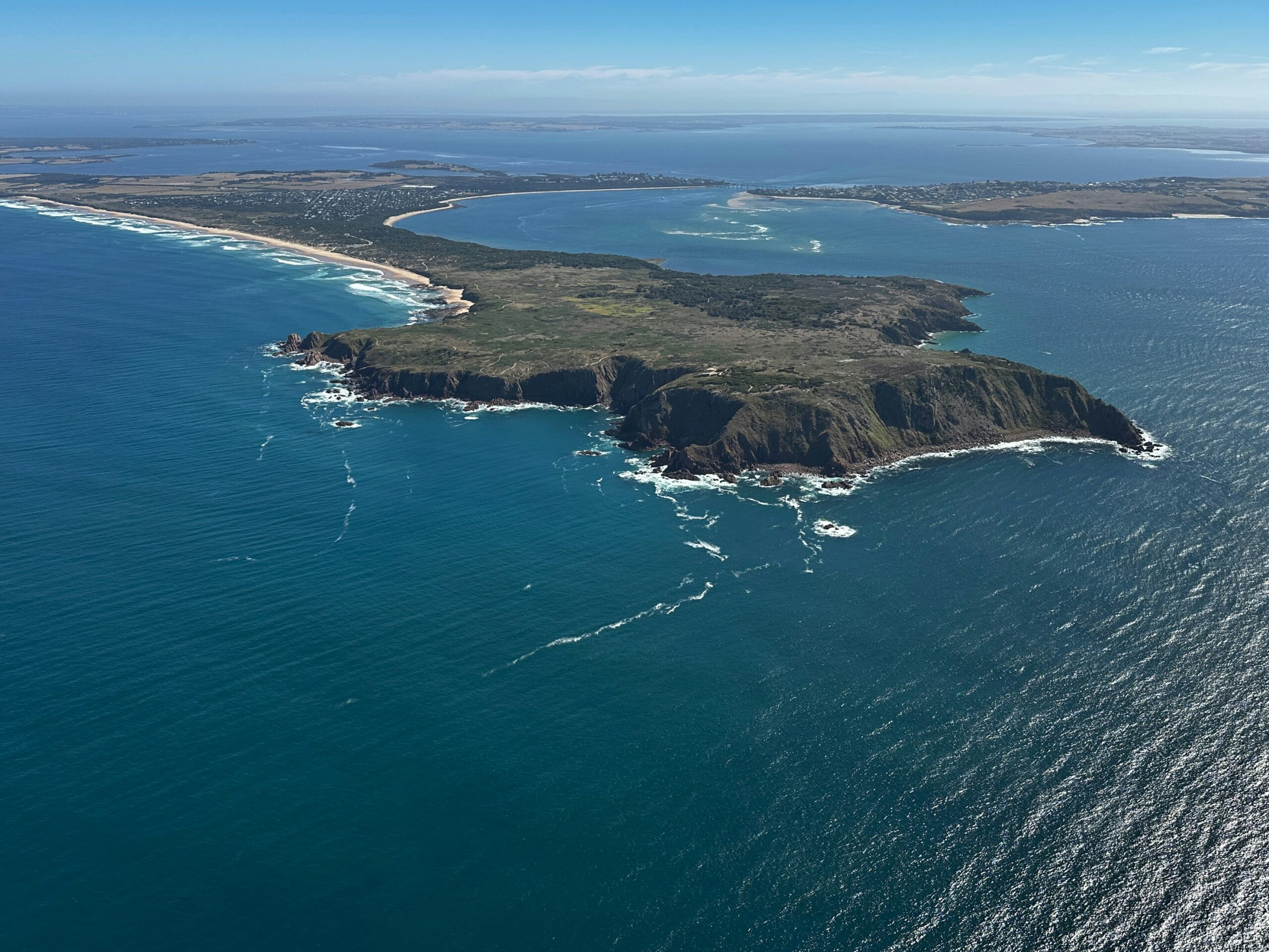 Cliffs and surf at Cape Woolamai